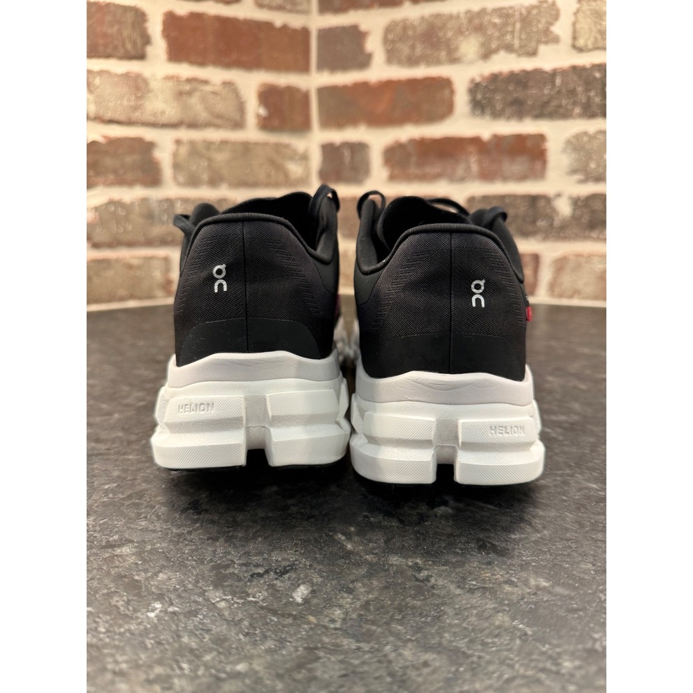 On Cloudflow 4 Womens Running Shoes Black White Pink 3WD30110299 Size 8.5 - Picture 4 of 7